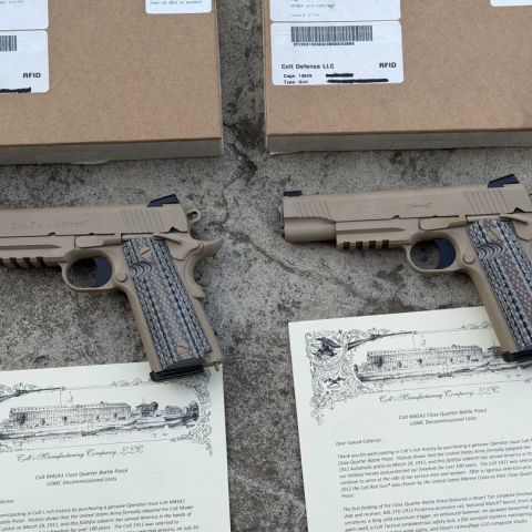 2 Colt M45A1’s USMC Sequential