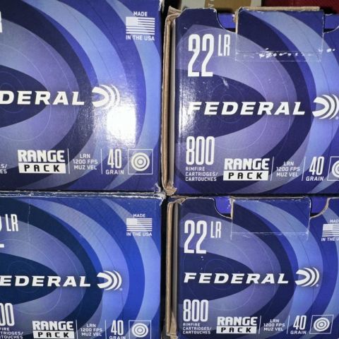 3200 rds of Federal 22LR