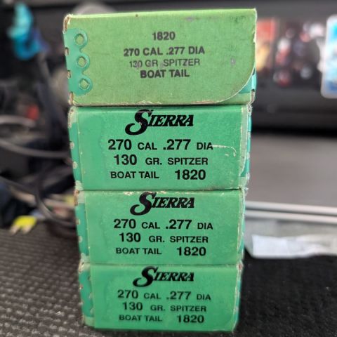 .270 Cal. Bullets Sierra