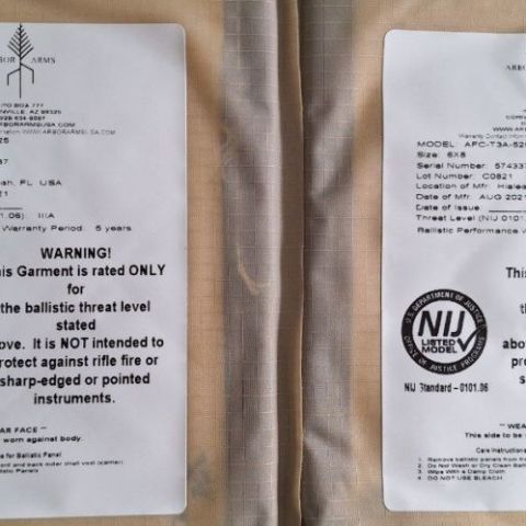 Arbor Arms IIIA 6x8 panels