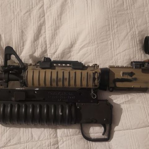 M4 upper, launcher, and acog/r