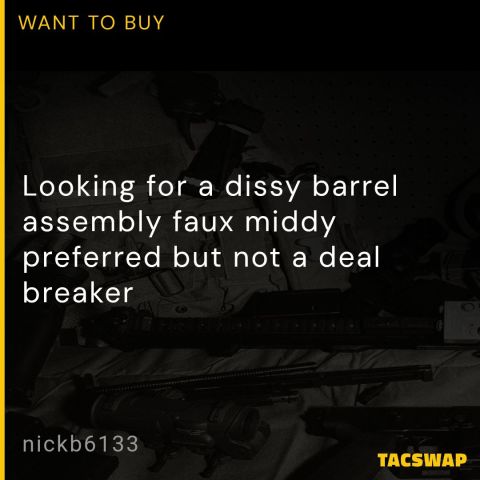 WTB dissipator barrel assy.