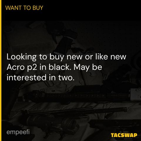 Wtb Aimpoint Acro p2. 