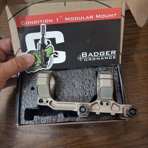 Bnib badger 34mm 1.54 mount 