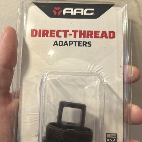 Direct thread brake mount AAC