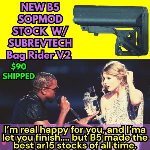 B5 SOPMOD STOCK W/ Bag Rider
