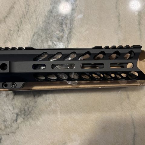 9" AR15 Freefloat MLOK Handguard AR-15 M-LOK Rail Steel Barrel Nut Picatinny Top Rail