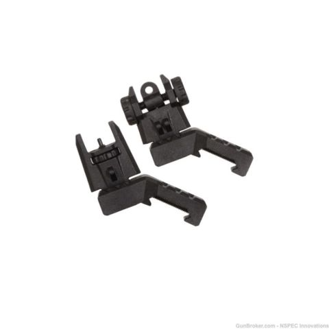 Angled Canted Flip Up Sights Offset Transition Sight