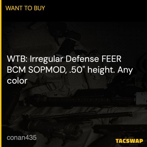 Irregular Defense FEER BCM 