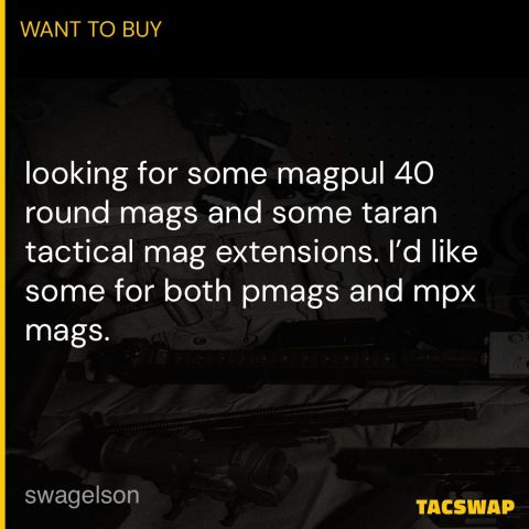 Magpul 40 and TTI Extensions 