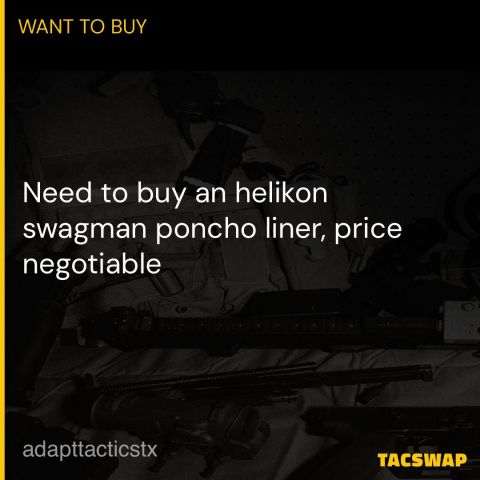 Wtb helikon swagman poncho 