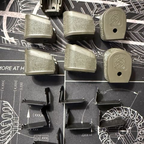 Echelon ext base plates od grn