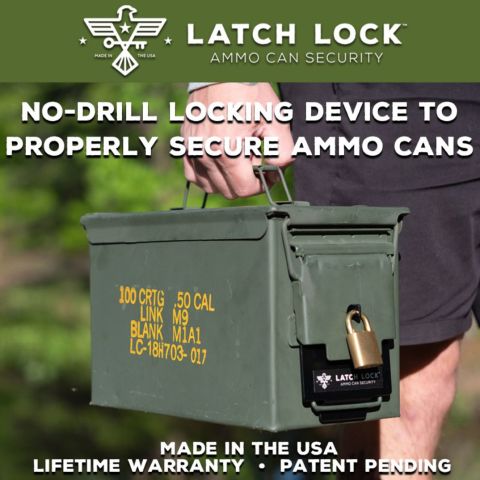 LATCH LOCK Ammo Can Security