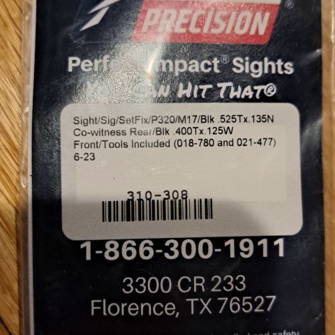 Dpp p320 supressor sights