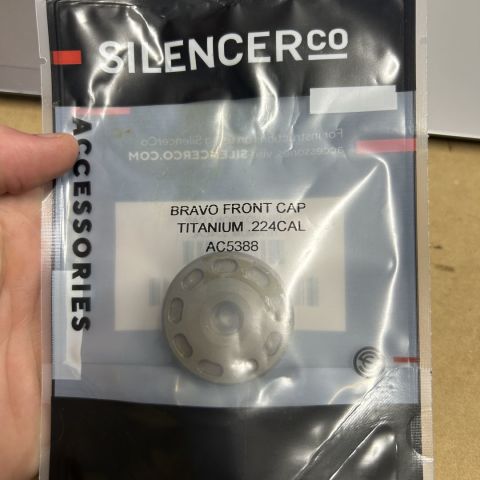 SilencerCo .224 Front Cap Ti