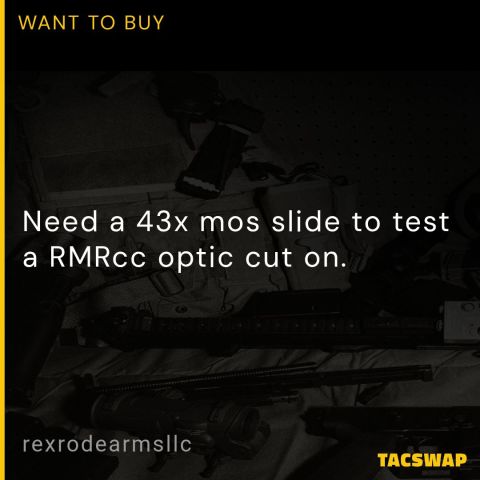 WTB cheap 43x mos slide