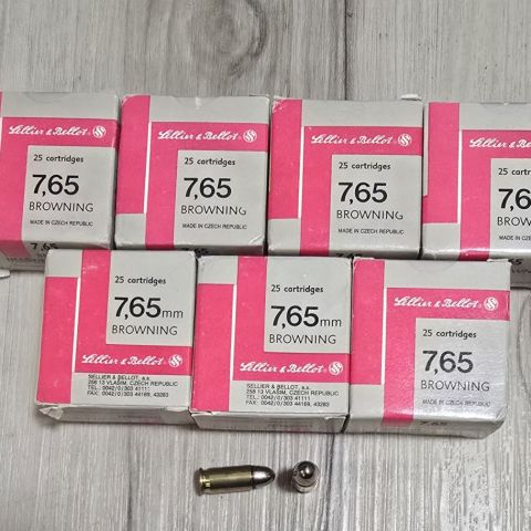 7.65mm Browning Ammo