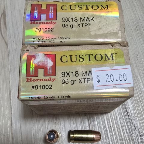 9x18 Makarov ammo