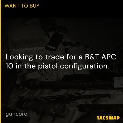 WTTF: B&T APC 10 Pistol 