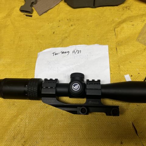 Vector 2-7 in Burris mount 