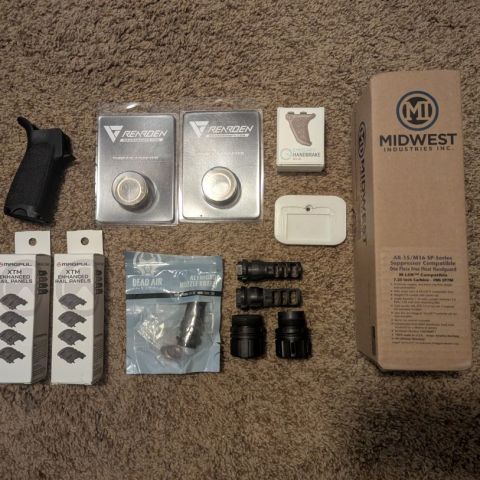 Parts: Keymo Dead Air Rearden Atlas Midwest BCM Magpul