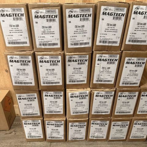 1000 Rd Case Magtech 9mm 115gr