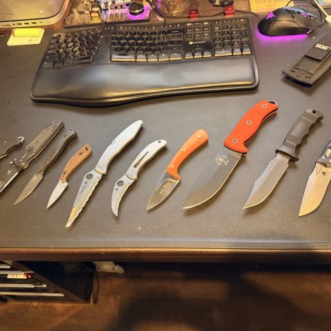 Knives, Knives, Knives Galore!