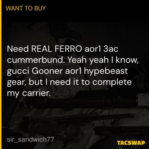 WTB AOR1 REAL FERRO 3ac CBUND