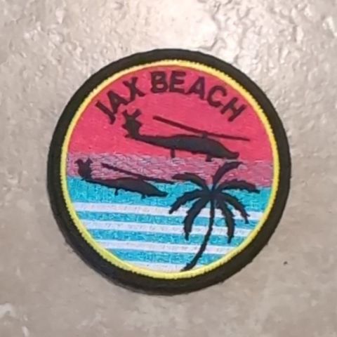 Jax Beach Helicopter Patch