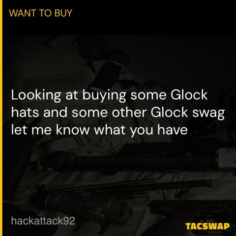 Glock hat and accessories 