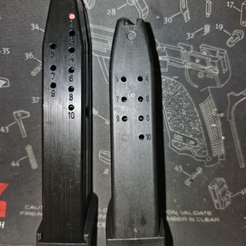 10 RD CZ P10F and 10 RD HK USP