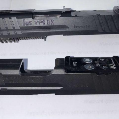 VP9SK Ported Barrel (6) & RMR 