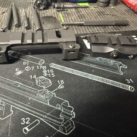 MP5K MFI optic mount etc.