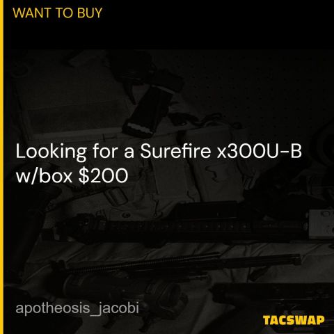 Surefire X300U-B w/box