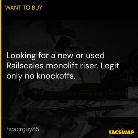 Railscales monolift riser