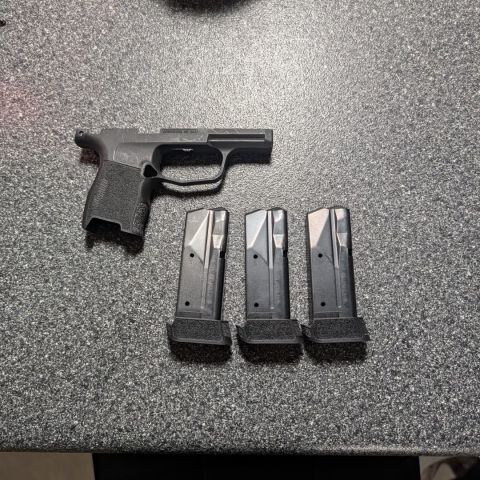 P365 frame safety cut, +mags