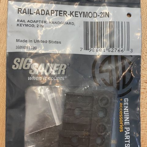 Sig Picatinny Rail Keymod