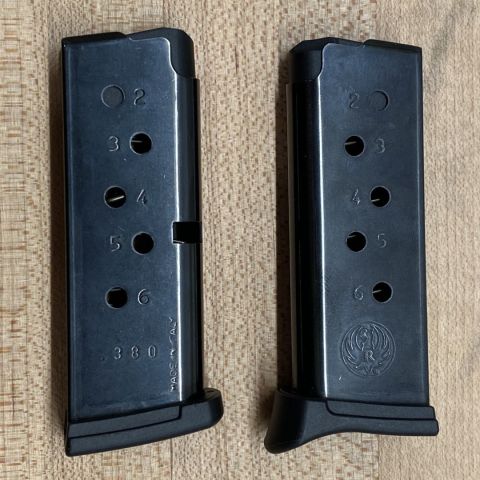 Ruger LCP 380 Magazines Qty 2