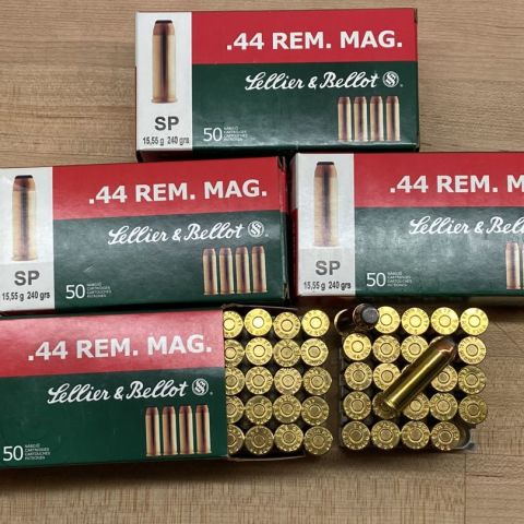 Sellier Bellot 44 Magnum Ammo