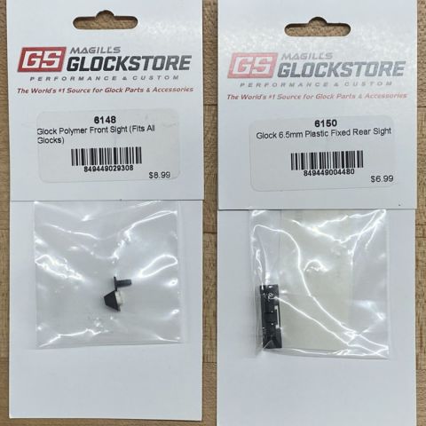 Glock OEM Sights -Front & Rear