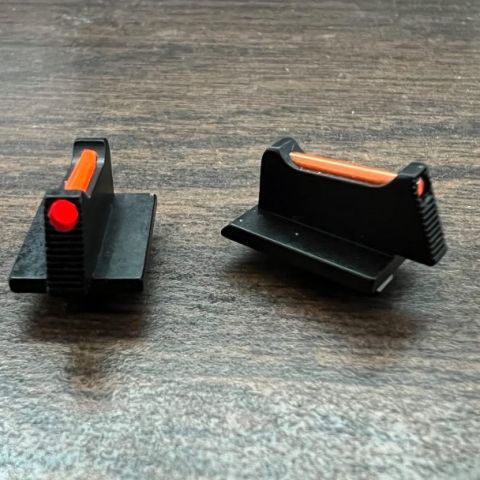 Ruger fiber optic front sights
