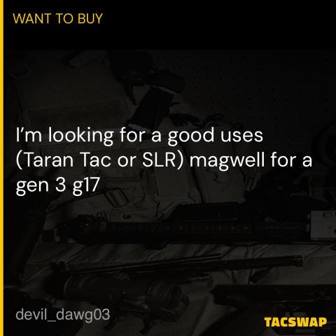 TTI or SLR G17 magwell