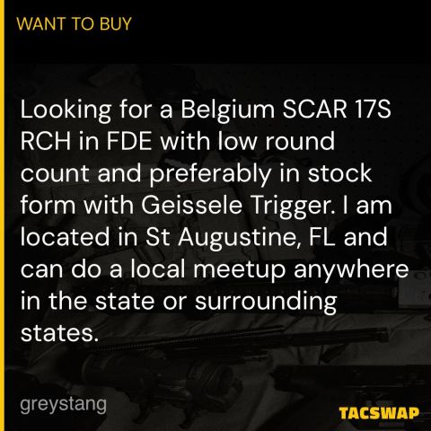 SCAR 17S RCH Belgium FDE