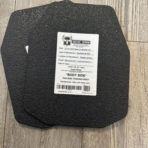 AR500 Armor Level III+ Curved 