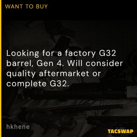 Glock 32 Barrel Gen 4