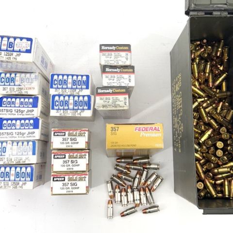 1566 bulk lot of .357 Sig ammo