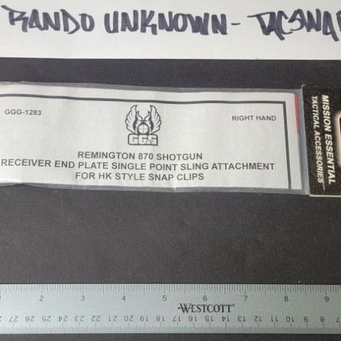 1x GGG1283 Rem 870 Slng mnt HK