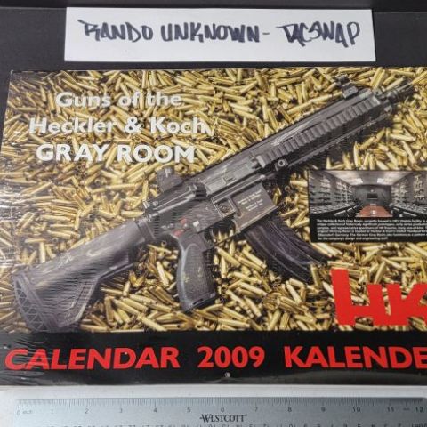 1x H&K Calendar 2009 NOS