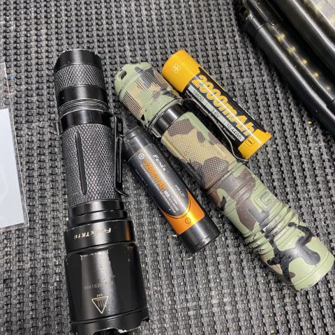 2 Fenix flashlights 