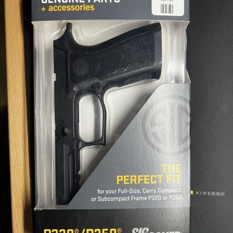 p320 x carry black grip module